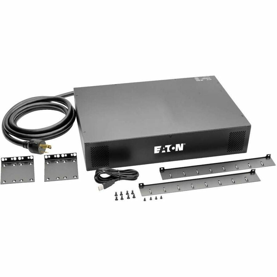 Eaton 2.9kW Single-Phase Switched PDU - LX Interface, 120V Outlets (16 5-15/20R), 10 ft. (3.05 m) Cord with L5-30P, 2U, TAA — PDUMH30NET