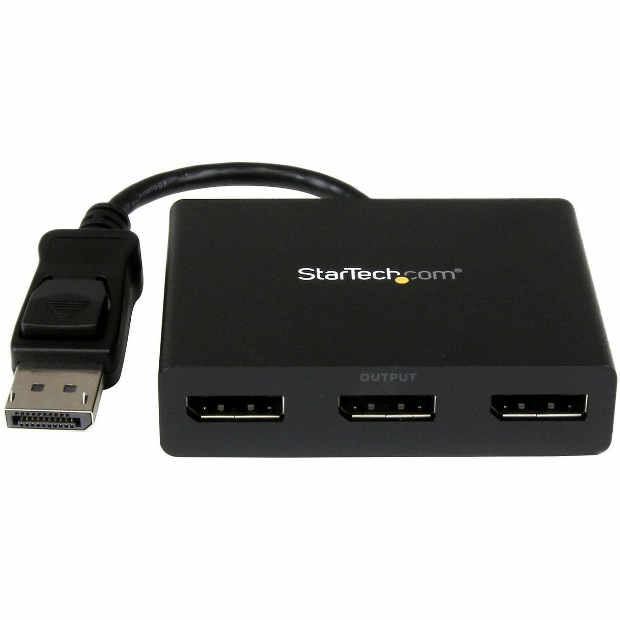 StarTech.com 3-Port DisplayPort 1.2 Splitter, DisplayPort to 3x DP Multi-Monitor Adapter, Dual 4K 30Hz and 1080p Computer MST Hub, Windows — MSTDP123DP