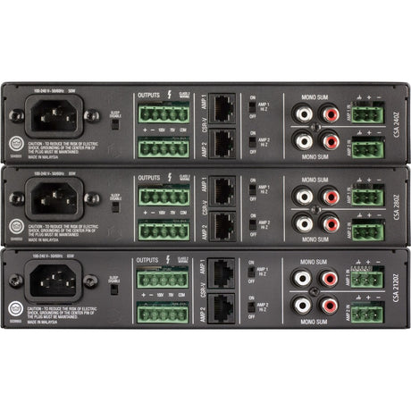 JBL Commercial 2120Z Amplifier - 240 W RMS - 2 Channel - Black — NCSA2120Z-U-US
