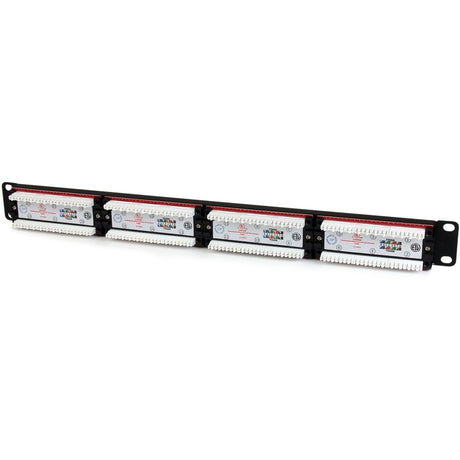 StarTech.com 24 Port 1U Rackmount Cat 6 110 Patch Panel — C6PANEL24