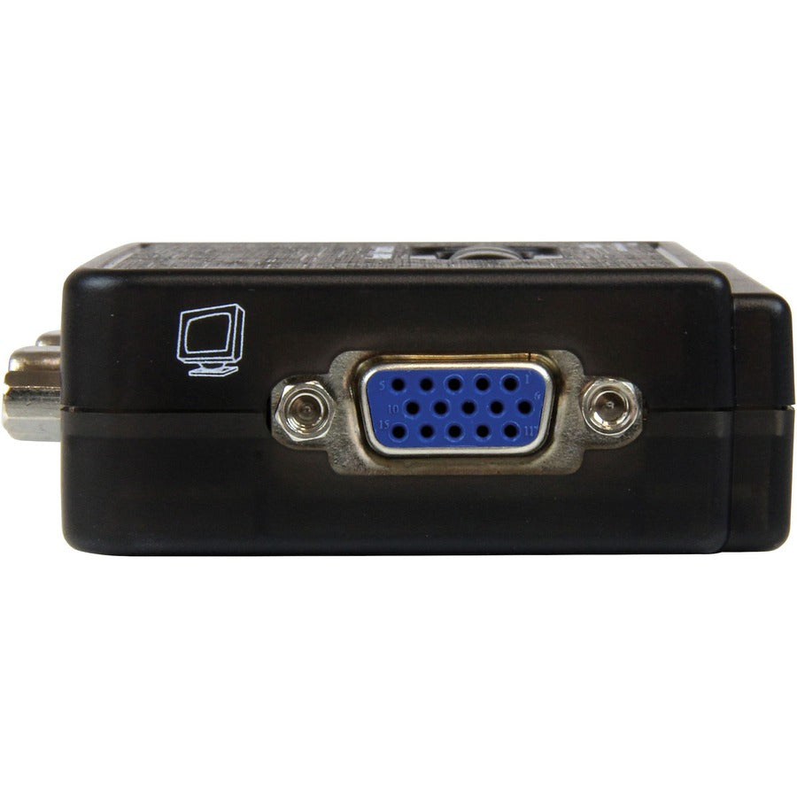 StarTech.com 2 Port USB KVM Kit with Cables and Audio Switching - KVM / audio switch - USB - 2 ports - 1 local user — SV211KUSB