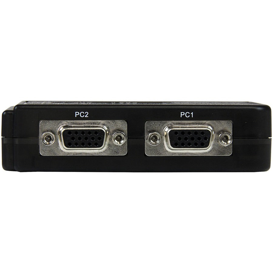 StarTech.com 2 Port USB KVM Kit with Cables and Audio Switching - KVM / audio switch - USB - 2 ports - 1 local user — SV211KUSB