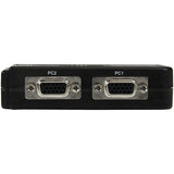 StarTech.com 2 Port USB KVM Kit with Cables and Audio Switching - KVM / audio switch - USB - 2 ports - 1 local user — SV211KUSB