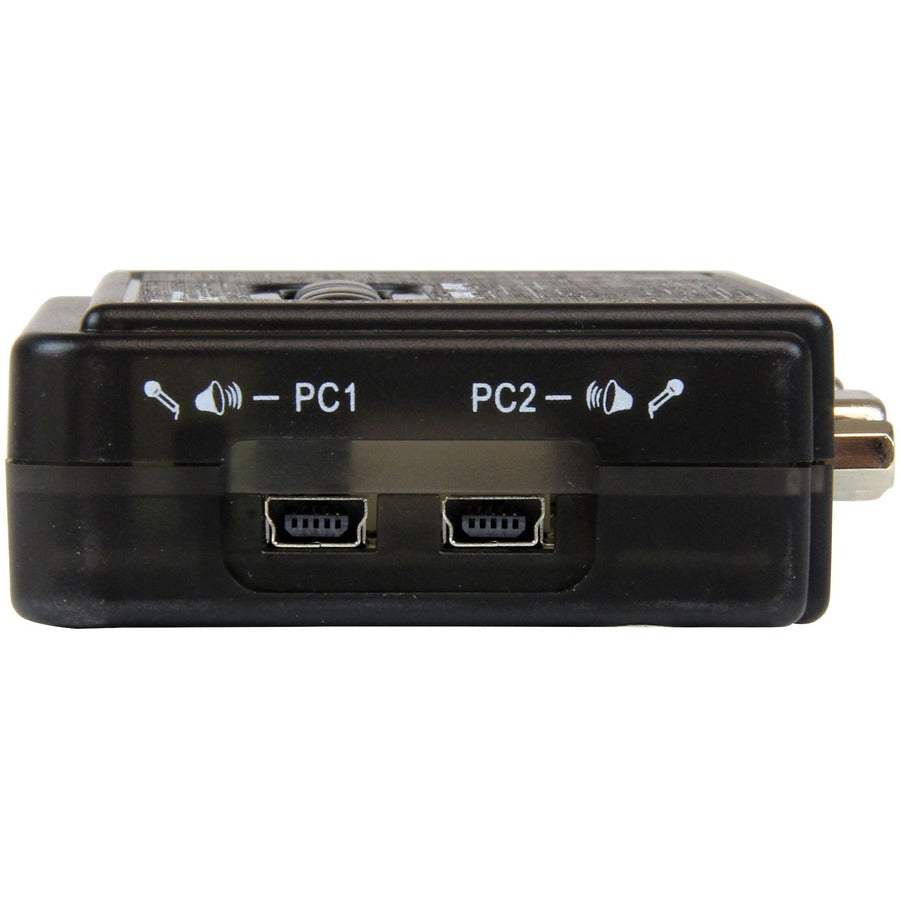 StarTech.com 2 Port USB KVM Kit with Cables and Audio Switching - KVM / audio switch - USB - 2 ports - 1 local user — SV211KUSB