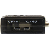 StarTech.com 2 Port USB KVM Kit with Cables and Audio Switching - KVM / audio switch - USB - 2 ports - 1 local user — SV211KUSB