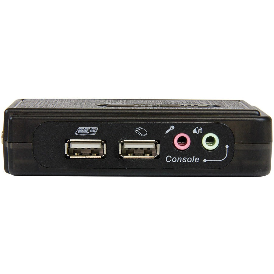 StarTech.com 2 Port USB KVM Kit with Cables and Audio Switching - KVM / audio switch - USB - 2 ports - 1 local user — SV211KUSB
