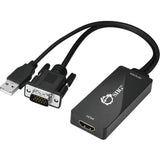 SIIG Portable VGA & USB Audio to HDMI Converter — CE-VG0U11-S1