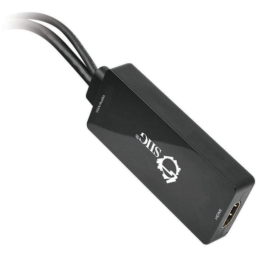 SIIG Portable VGA & USB Audio to HDMI Converter — CE-VG0U11-S1