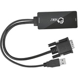 SIIG Portable VGA & USB Audio to HDMI Converter — CE-VG0U11-S1
