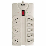 Eaton Tripp Lite Series Protect It! 8-Outlet Surge Protector, 25 ft. Cord with Right-Angle Plug, 1440 Joules, Diagnostic LEDs, Light Gray Housing — TLP825
