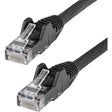 StarTech.com 35ft CAT6 Ethernet Cable - Black Snagless Gigabit - 100W PoE UTP 650MHz Category 6 Patch Cord UL Certified Wiring/TIA — N6PATCH35BK