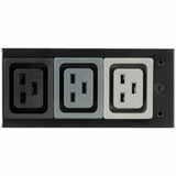 Eaton Tripp Lite Series 8.6kW 3-Phase Local Metered PDU, 208/120V Outlets (36 C13, 6 C19, 6 5-15/20R), 208V L21-30P, 6 ft. (1.83 m) Cord, 0U Vertical, TAA — PDU3MV6L2130