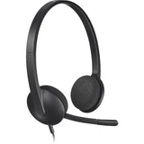 Logitech H340 USB Headset with Noise-Cancelling Mic — 981-000507
