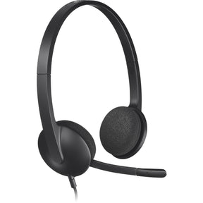 Logitech H340 USB Headset with Noise-Cancelling Mic — 981-000507