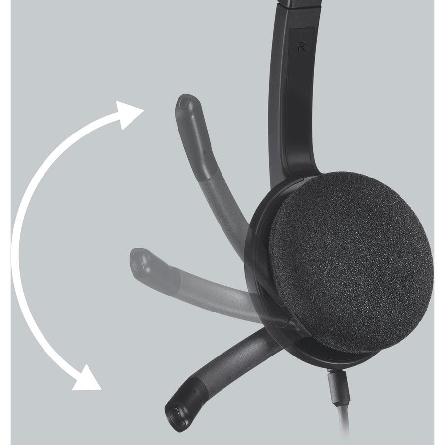Logitech H340 USB Headset with Noise-Cancelling Mic — 981-000507
