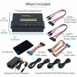 StarTech.com Standalone 2.5 / 3.5"? SATA Hard Drive Duplicator w/ Multi HDD / SSD Image Backup Library — SATDUP11IMG