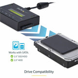 StarTech.com Standalone 2.5 / 3.5"? SATA Hard Drive Duplicator w/ Multi HDD / SSD Image Backup Library — SATDUP11IMG