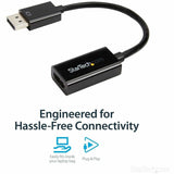 StarTech.com DisplayPort to HDMI Adapter, 4K 30Hz Active DP to HDMI Video Converter, Ultra HD DP 1.2 to HDMI 1.4 Monitor Adapter Dongle — DP2HD4KS