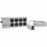 Eaton Tripp Lite Series Isobar 8-Outlet Surge Protector, 12 ft. Cord with Right-Angle Plug, 3840 Joules, Remote Master Switch, Metal Housing — IB8RM