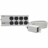 Eaton Tripp Lite Series Isobar 8-Outlet Surge Protector, 12 ft. Cord with Right-Angle Plug, 3840 Joules, Remote Master Switch, Metal Housing — IB8RM
