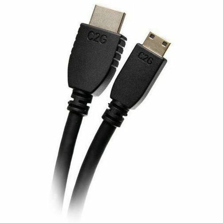 C2G 6ft High Speed HDMI&reg; to Mini HDMI Cable with Ethernet - Black — 50619
