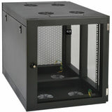 Eaton Tripp Lite Series SmartRack 12U Heavy-Duty Low-Profile Server-Depth Side-Mount Wall-Mount Small Rack Enclosure — SRW12UHD