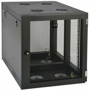 Eaton Tripp Lite Series SmartRack 12U Heavy-Duty Low-Profile Server-Depth Side-Mount Wall-Mount Small Rack Enclosure — SRW12UHD