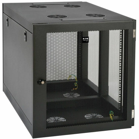 Eaton Tripp Lite Series SmartRack 12U Heavy-Duty Low-Profile Server-Depth Side-Mount Wall-Mount Small Rack Enclosure — SRW12UHD