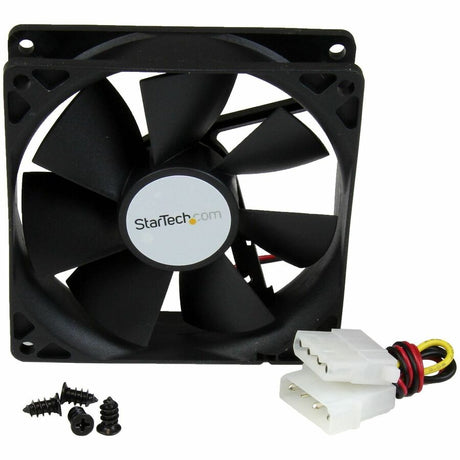 StarTech.com 92x25mm Dual Ball Bearing Computer Case Fan w/ LP4 Connector - 2200 rpm - Plastic Fan Enclosure — FANBOX92