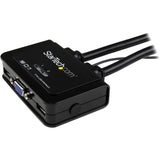 StarTech.com 2 Port USB VGA Cable KVM Switch - USB Powered with Remote Switch — SV211USB