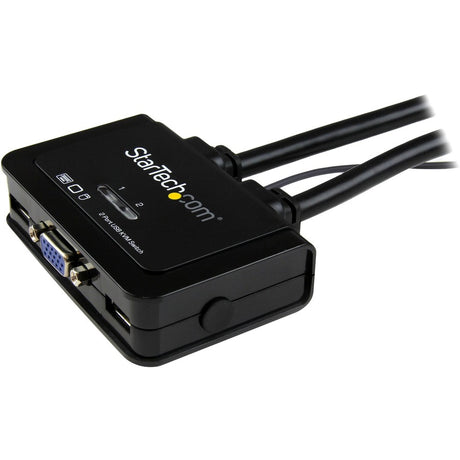 StarTech.com 2 Port USB VGA Cable KVM Switch - USB Powered with Remote Switch — SV211USB