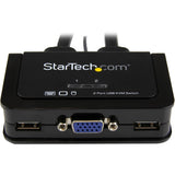 StarTech.com 2 Port USB VGA Cable KVM Switch - USB Powered with Remote Switch — SV211USB