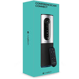 Logitech ConferenceCam Connect Video Conferencing Camera - Silver - USB - 1 Pack(s) — 960-001013