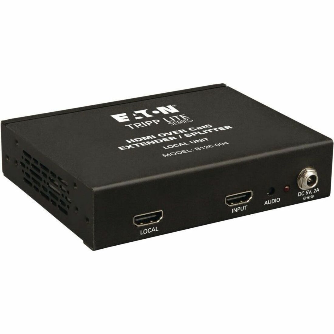 Eaton Tripp Lite Series 4-Port HDMI over Cat5/6 Extender/Splitter, Box-Style Transmitter for Video/Audio, Up to 150 ft. (45 m), TAA — B126-004