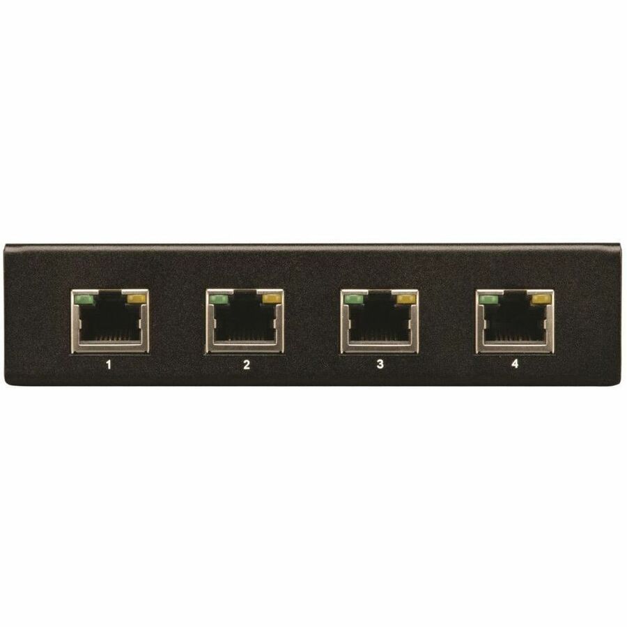 Eaton Tripp Lite Series 4-Port HDMI over Cat5/6 Extender/Splitter, Box-Style Transmitter for Video/Audio, Up to 150 ft. (45 m), TAA — B126-004