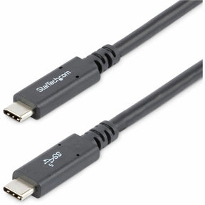 StarTech.com 6 ft (1.8m) USB C to USB C Cable, 5A 100W PD 3.0, Certified Works With Chromebook, USB-IF Certified, M/M, USB 3.0 (5Gbps) — USB315C5C6