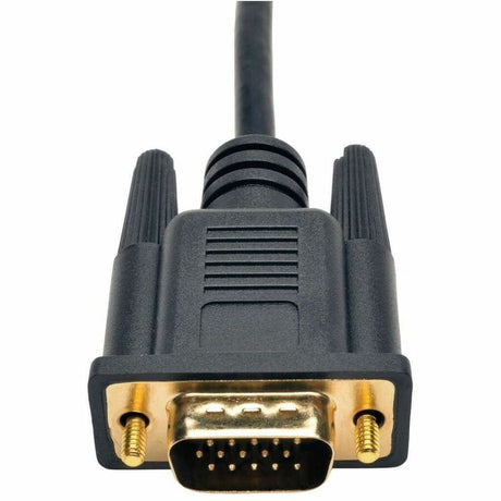 Eaton Tripp Lite Series VGA to HDMI Active Adapter Cable with Audio and USB Power (M/F), 1080p, 6 in. (15.2 cm) — P116-003-HD-U
