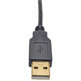 Eaton Tripp Lite Series VGA to HDMI Active Adapter Cable with Audio and USB Power (M/F), 1080p, 6 in. (15.2 cm) — P116-003-HD-U