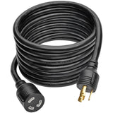 Eaton Tripp Lite Series Power Extension Cord, NEMA L5-30P to NEMA L5-30R- Heavy-Duty, 30A, 125V, 10 AWG, 15 ft. (4.57 m), Black, Locking Connectors — P046-015-LL-30A