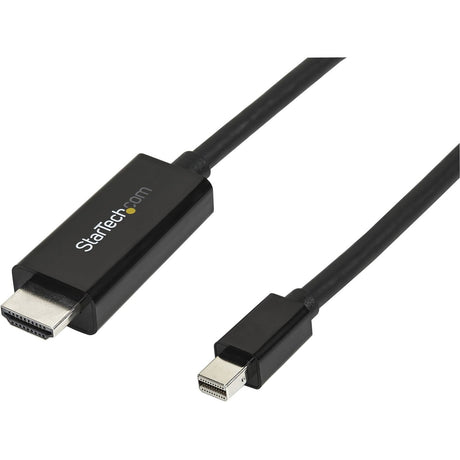 StarTech.com 10ft (3m) Mini DisplayPort to HDMI Cable, 4K 30Hz Video, Mini DP to HDMI Adapter/Converter Cable, mDP to HDMI Monitor/Display — MDP2HDMM3MB
