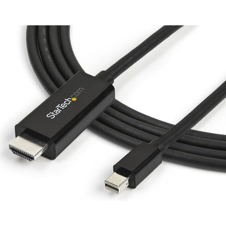 StarTech.com 10ft (3m) Mini DisplayPort to HDMI Cable, 4K 30Hz Video, Mini DP to HDMI Adapter/Converter Cable, mDP to HDMI Monitor/Display — MDP2HDMM3MB
