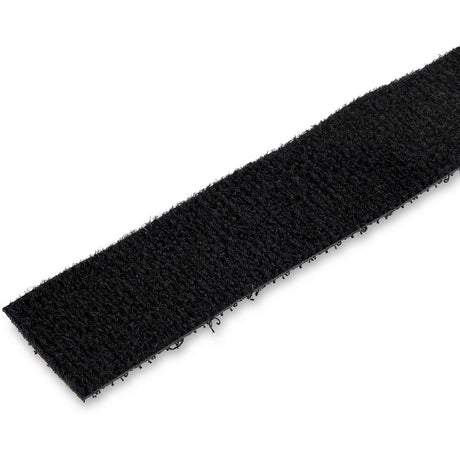 StarTech.com Hook-and-Loop Cable Management Tie - 50 ft. Bulk Roll - Black - Cut-to-Size Cable Wrap / Straps — HKLP50