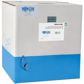 Eaton Tripp Lite Series Cat6 Gigabit Bulk UTP Stranded 24 AWG CMR PVC Cable, Blue, 1000 ft. (304.8 m) — N220-01K-BL