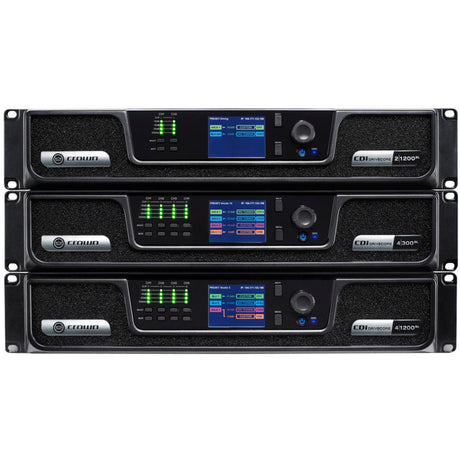 Crown CDi DriveCore 4|600BL Amplifier - 2400 W RMS - 4 Channel — NCDI4X600BL-U-US