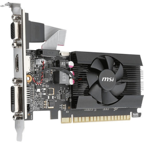 MSI NVIDIA GeForce GT 710 Graphic Card - 2 GB DDR3 SDRAM - Low-profile — G7102D3P