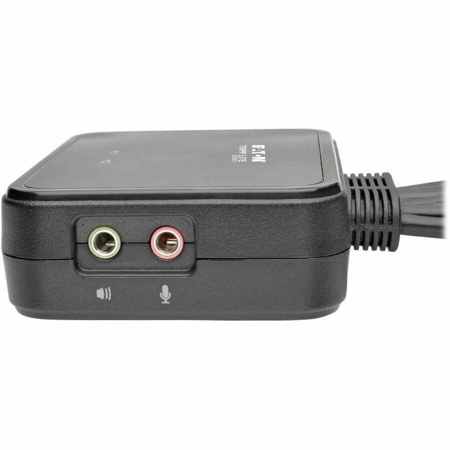 Eaton Tripp Lite Series 2-Port USB/HD Cable KVM Switch with Audio/Video, Cables and USB Peripheral Sharing — B032-HUA2