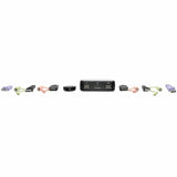 Eaton Tripp Lite Series 2-Port USB/HD Cable KVM Switch with Audio/Video, Cables and USB Peripheral Sharing — B032-HUA2