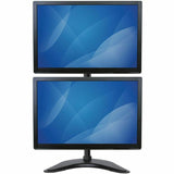 StarTech.com Vertical Dual Monitor Stand, Heavy Duty Steel, Monitors up to 27" (22lb/10kg), Vesa Monitor, Computer Monitor Stand — ARMBARDUOV