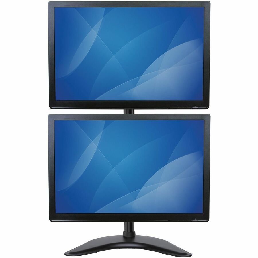 StarTech.com Vertical Dual Monitor Stand, Heavy Duty Steel, Monitors up to 27" (22lb/10kg), Vesa Monitor, Computer Monitor Stand — ARMBARDUOV