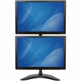 StarTech.com Vertical Dual Monitor Stand, Heavy Duty Steel, Monitors up to 27" (22lb/10kg), Vesa Monitor, Computer Monitor Stand — ARMBARDUOV